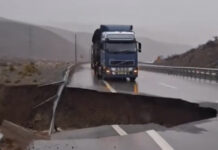Múltiples daños por temporal afecta a Ruta 5 en norte chico de Chile