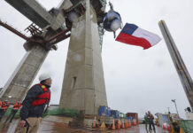 Puente Chacao alcanza un nuevo hito: finaliza la construcción de sus pilares con el hormigonado de la Pila Central